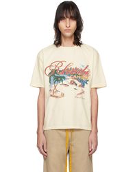 Rhude - Off-white 'cannes' Beach T-shirt - Lyst