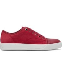 Lanvin - Dbb1 Leather & Suede Sneakers - Lyst