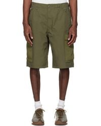 Nanamica - Khaki Ripstop Cargo Shorts - Lyst