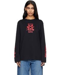Simone Rocha - 'Coming Up Roses' Print Long Sleeve T-Shirt - Lyst