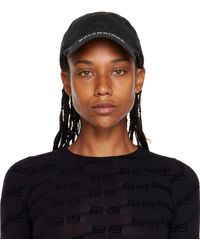 Balenciaga Heavy Piercing Cap in Black | Lyst