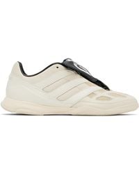 Y-3 - Off- Leather Predator Precision Sneakers - Lyst