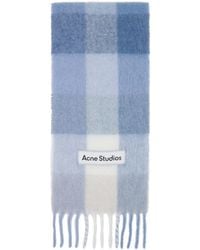 Acne Studios - Mohair Checked Scarf - Lyst