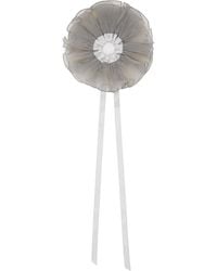 MERRMA - Ssense Exclusive Orchid Pleated Organza Scrunchie - Lyst