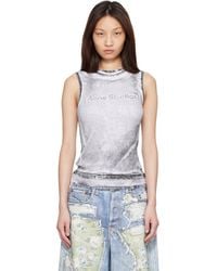 Acne Studios - Layered Logo Tank Top - Lyst