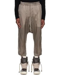 Rick Owens - Tower Drawstring Cropped Trousers - Lyst