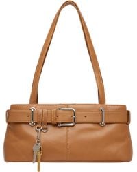 OSOI - Tan Shoulder Brocle Mini Bag - Lyst