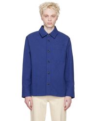 A.P.C. - . Blue Basile Shirt - Lyst