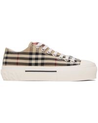 Burberry - Vintage Check Low Sneakers - Lyst