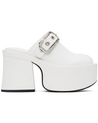 Marc Jacobs - White 'the J Marc Leather' Mules - Lyst
