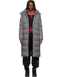 The North Face - City Long Hooded Down Jacket - Lyst