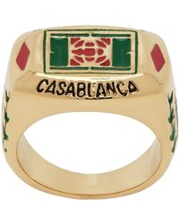 Casablanca - Tennis Signet Ring - Lyst