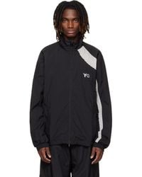 Y-3 - Raw Edge 3 Stripes Nylon Shell Jacket - Lyst