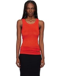 Jil Sander - Lightweight Technical Wool Jersey Tank Top - Lyst