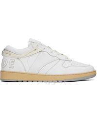 Rhude - White Rhecess Low Sneakers - Lyst