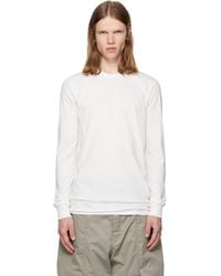 Rick Owens - Off- Tower Level L/S T-Shirt - Lyst