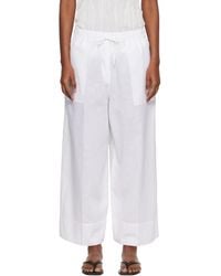 TOTEME - Wide Summer Trousers - Lyst