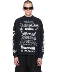 Balenciaga - Black Diy Metal Long Sleeve T-shirt - Lyst