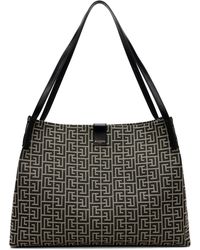 Balmain - Off- Medium Release Shopper Tote - Lyst