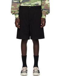 Acne Studios - Black Regular Fit Shorts - Lyst