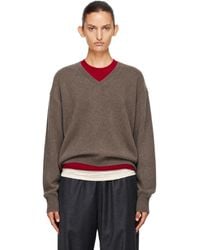 Ssstein - Pure Cashmere Knit V-Neck Sweater - Lyst