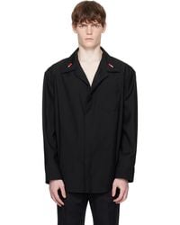 Bottega Veneta - Matches Detail Light Wool Long Sleeve Shirt - Lyst