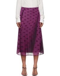 Acne Studios - Graphic Maxi Skirt - Lyst