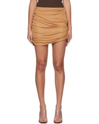 Paris Georgia Basics - Mini-jupe val brun clair - Lyst