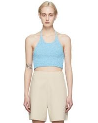 ARCH THE - Halter Neck Tank Top - Lyst