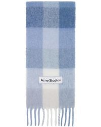 Acne Studios - Mohair Checked Scarf - Lyst
