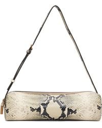 KHAITE - Sac À Bandoulière Kye Blanc Cassé Et Noir - Lyst