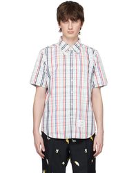 Thom Browne - Multicolor Check Shirt - Lyst