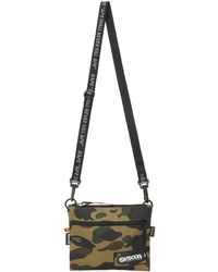 A Bathing Ape Outdoor Products Edition 1st Camo Mini Messenger Bag - Yellow