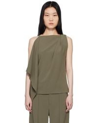 Proenza Schouler - Khaki Alyssa Tank Top - Lyst