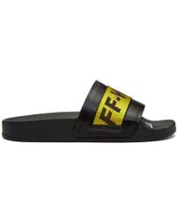 Off white slippers sale Clearance