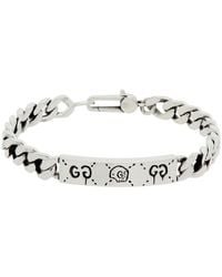 Gucci Trouble Andrew Edition 'ghost' Bracelet - Black