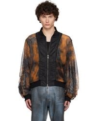 ANDERSSON BELL - Double Layer Mesh Bomber Jacket - Lyst