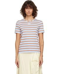 Marni - Striped Cotton T-Shirt - Lyst