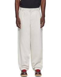 Moncler Genius - Moncler X Frgmt Cotton Gabardine Trousers - Lyst