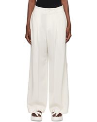 Issey Miyake - Off-white Square One Solid Trousers - Lyst