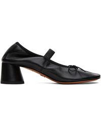 Proenza Schouler - Chaussures charles ix à talon bottier glove noires - Lyst