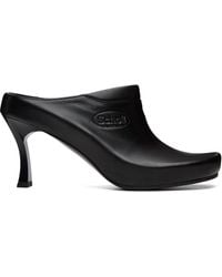 Balenciaga - Scholl Edition Sheepskin Mule Heels - Lyst