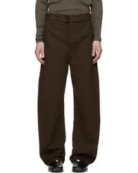 Lemaire - Twisted Belted Jeans - Lyst