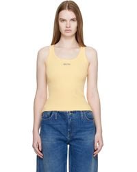 CASABLANCA - Corrosion Ribbed Tank Top - Lyst