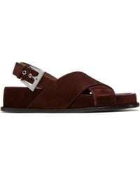 Paris Texas - Brooklyn Flat Sandals - Lyst