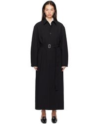 Studio Nicholson - Robe Midi Mor Noire - Lyst