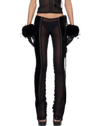 Fanci Club - Volcanic Floral Trousers - Lyst
