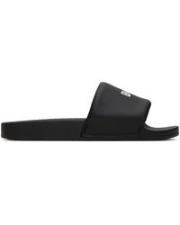 BOSS - Embroidered Slides - Lyst