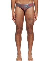 Jean Paul Gaultier - 'The Blurry Roses' Swim Briefs - Lyst