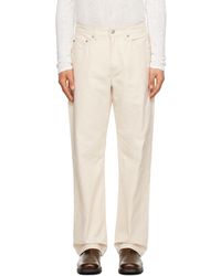 Our Legacy - Off-white Formal Cut Jeans - Lyst